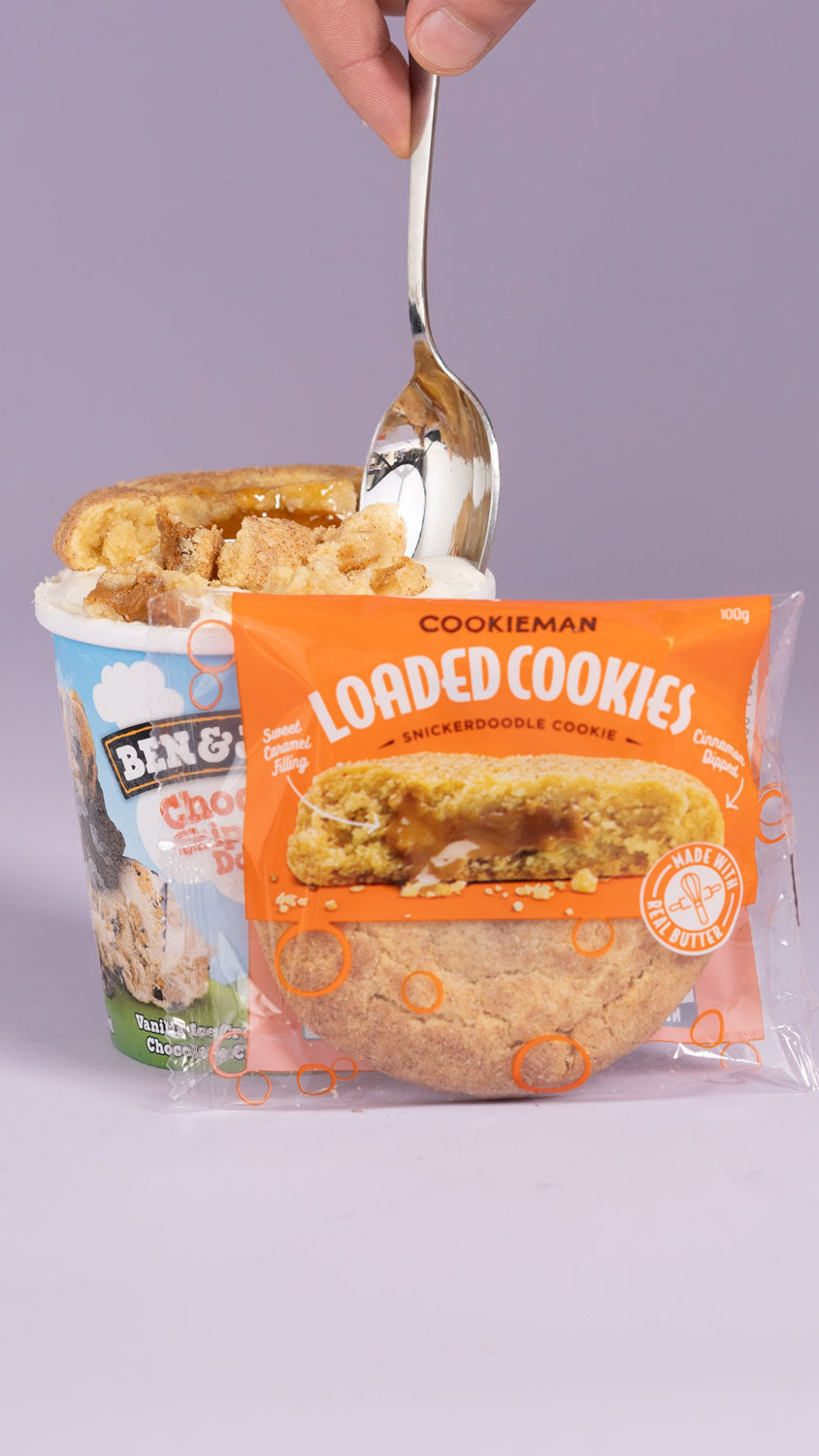 Loaded Cookies and Ice Cream