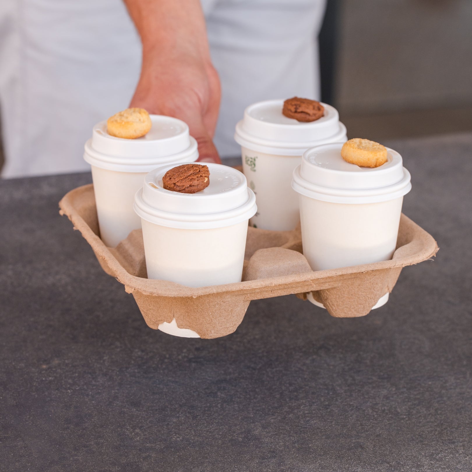 Raspberry White Chocolate Cookies Box 150g - Bite Size Biscuits