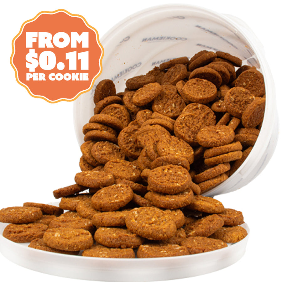 ANZAC Biscuits Bucket 2x1.7kg - Bite Sized Biscuits