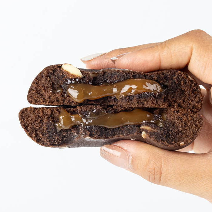 Chocolate Brownie Loaded with Salted Caramel 100g - Protein Cookies