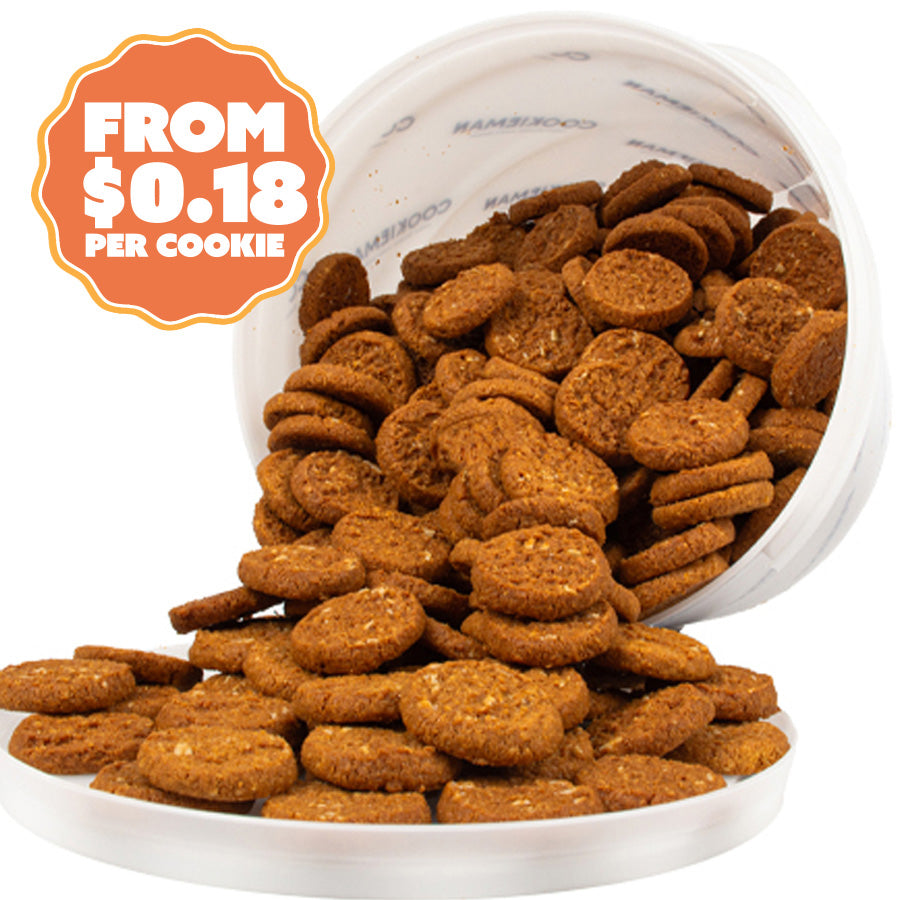 ANZAC Biscuits Bucket 1.7kg - Bite Sized Biscuits