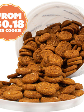 ANZAC Biscuits Bucket 1.7kg - Bite Sized Biscuits