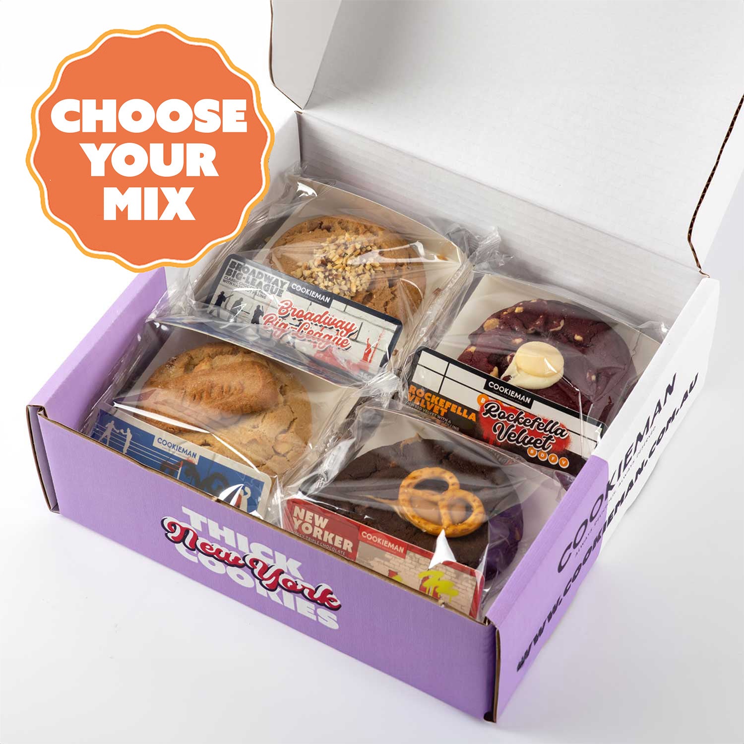 New York Cookie - Mix & Match 8 Pack