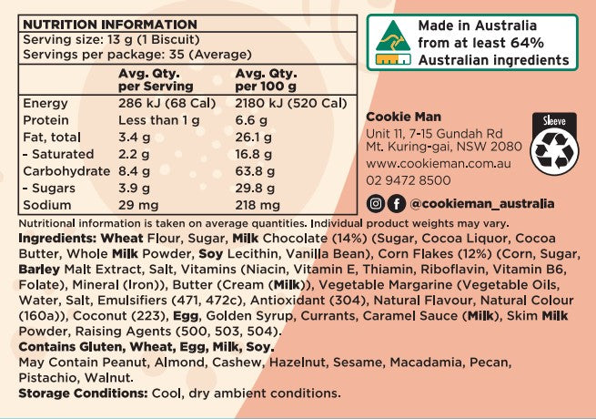 Chokky Rock 450g - Traditional Biscuits