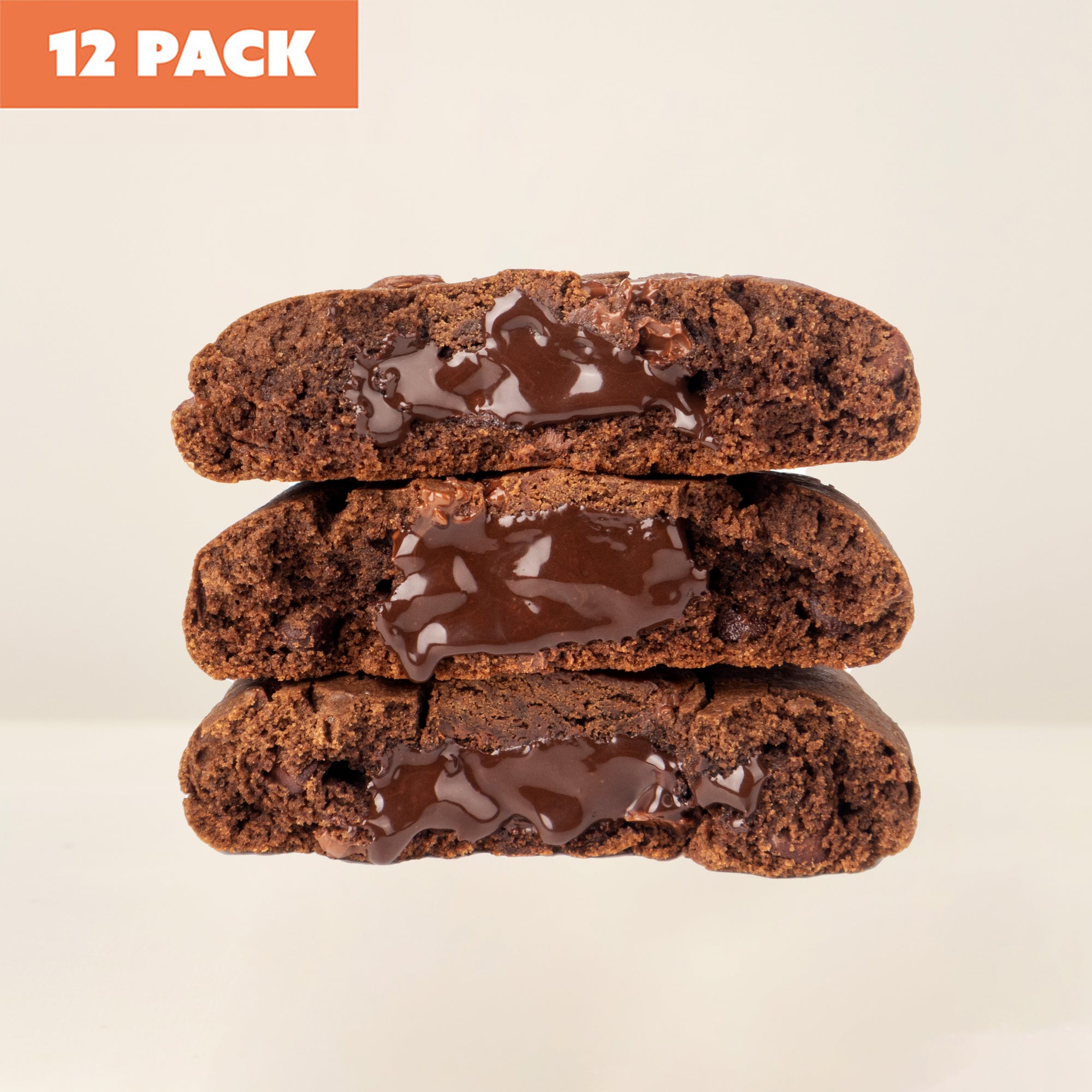 Double Choc Brownie Loaded Cookies 100g x 12 - Ambient Loaded (Retail)