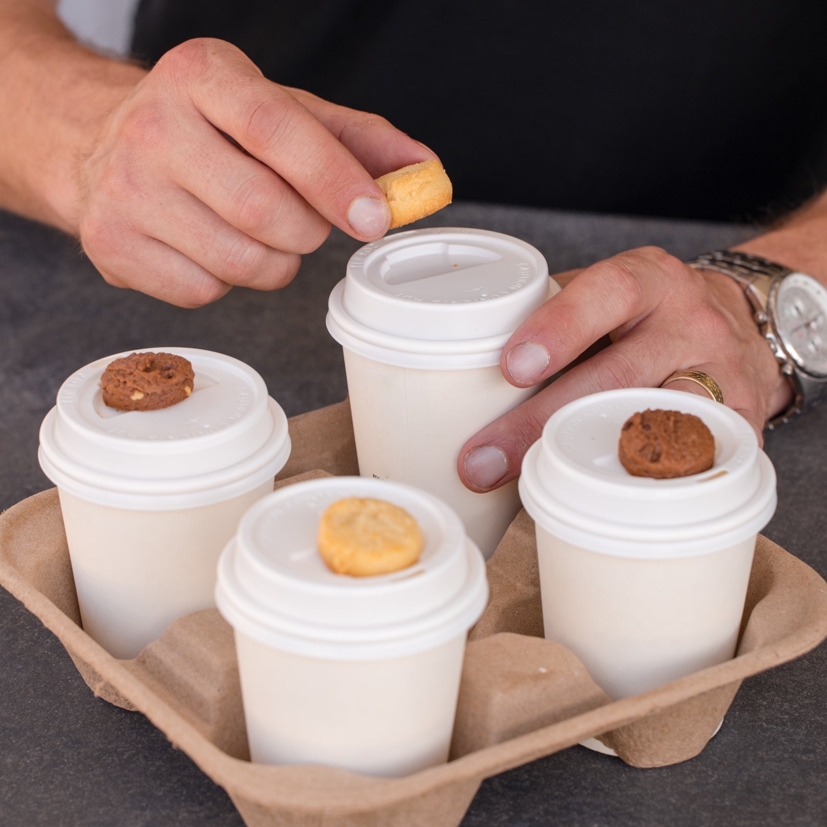 4kg Salted Caramel Cookie Buckets - Bite Size Biscuits