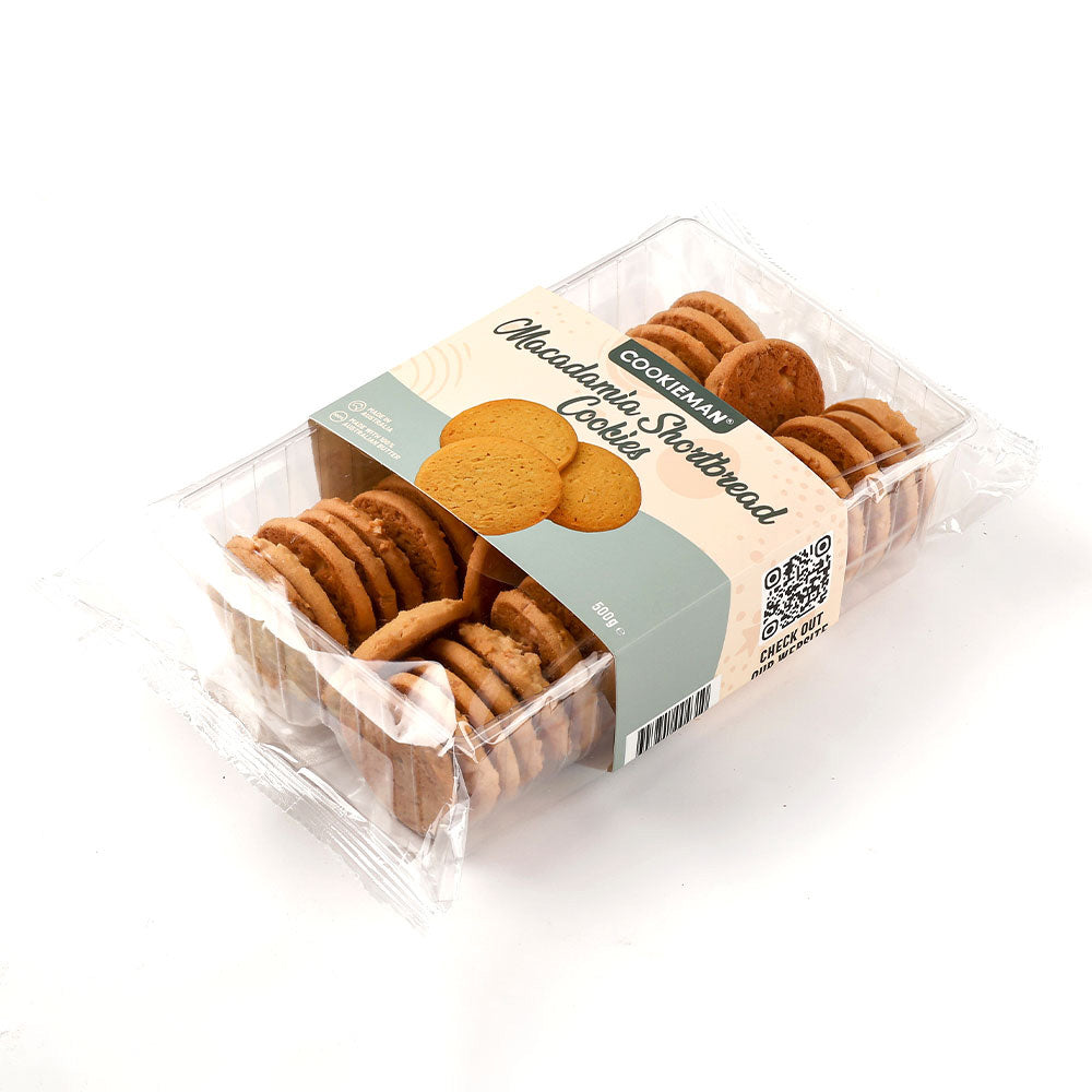 Macadamia Shortbread 500g - Traditional Biscuits