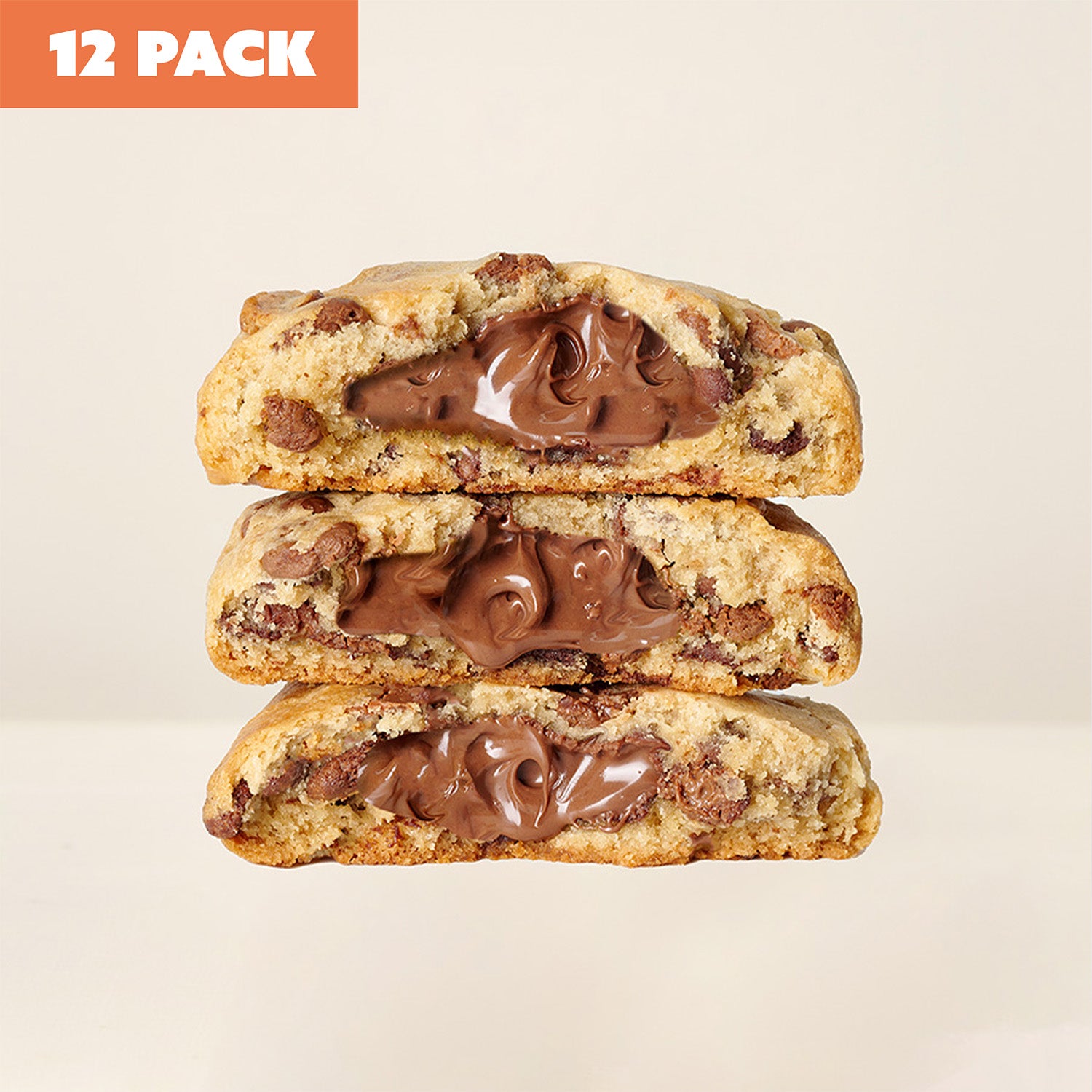 Milk Choc Hazelnut Loaded Cookies 100g x 12 - Ambient Loaded (Retail)
