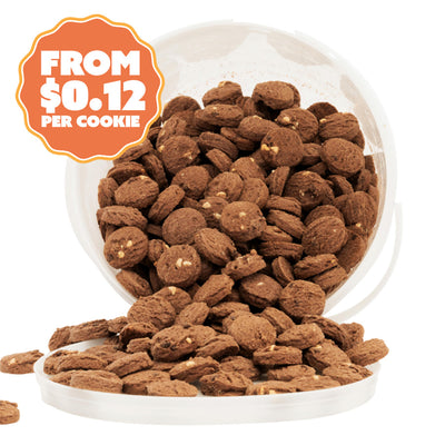 Triple Chocolate Cookies 2.5kg - Bite Sized Biscuits