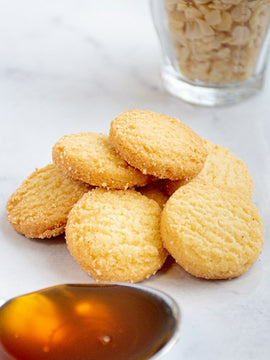 Bite Sized | Honey Macadamia Shortbread Biscuits 2kg